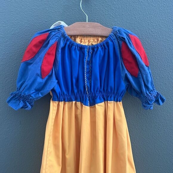 Handmade Unique Snow White Dress Little Girls Sz 6/7 - Picture 2 of 6